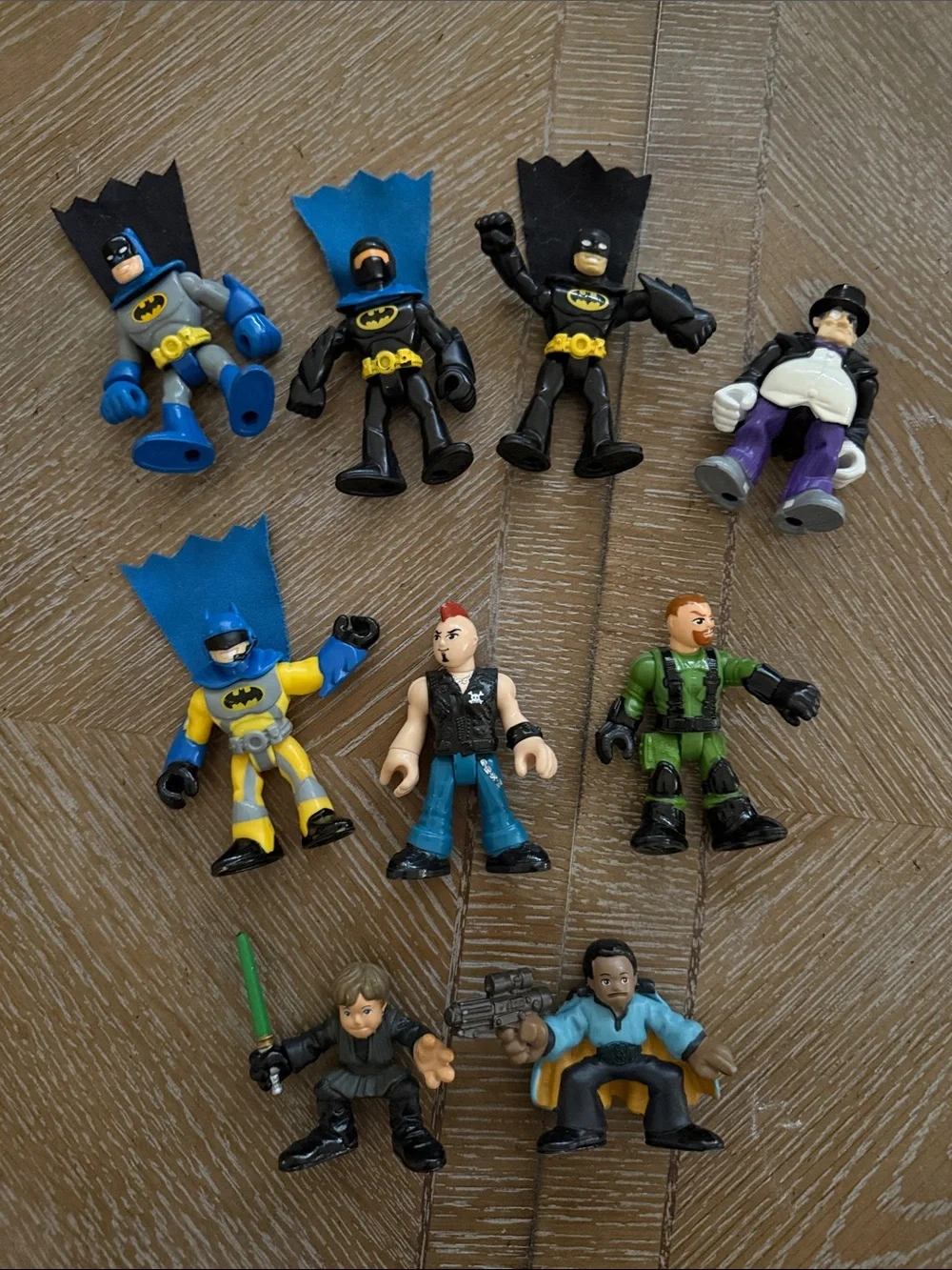 Imaginext Batman DC Super Friends & Star Wars Action Figure Lot – 9 Figures